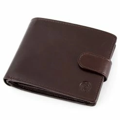 Lucleon Dark Brown Ergonomic Leather Wallet -MEN WALLETS store 1 1 201 1 179 1 3 scaled
