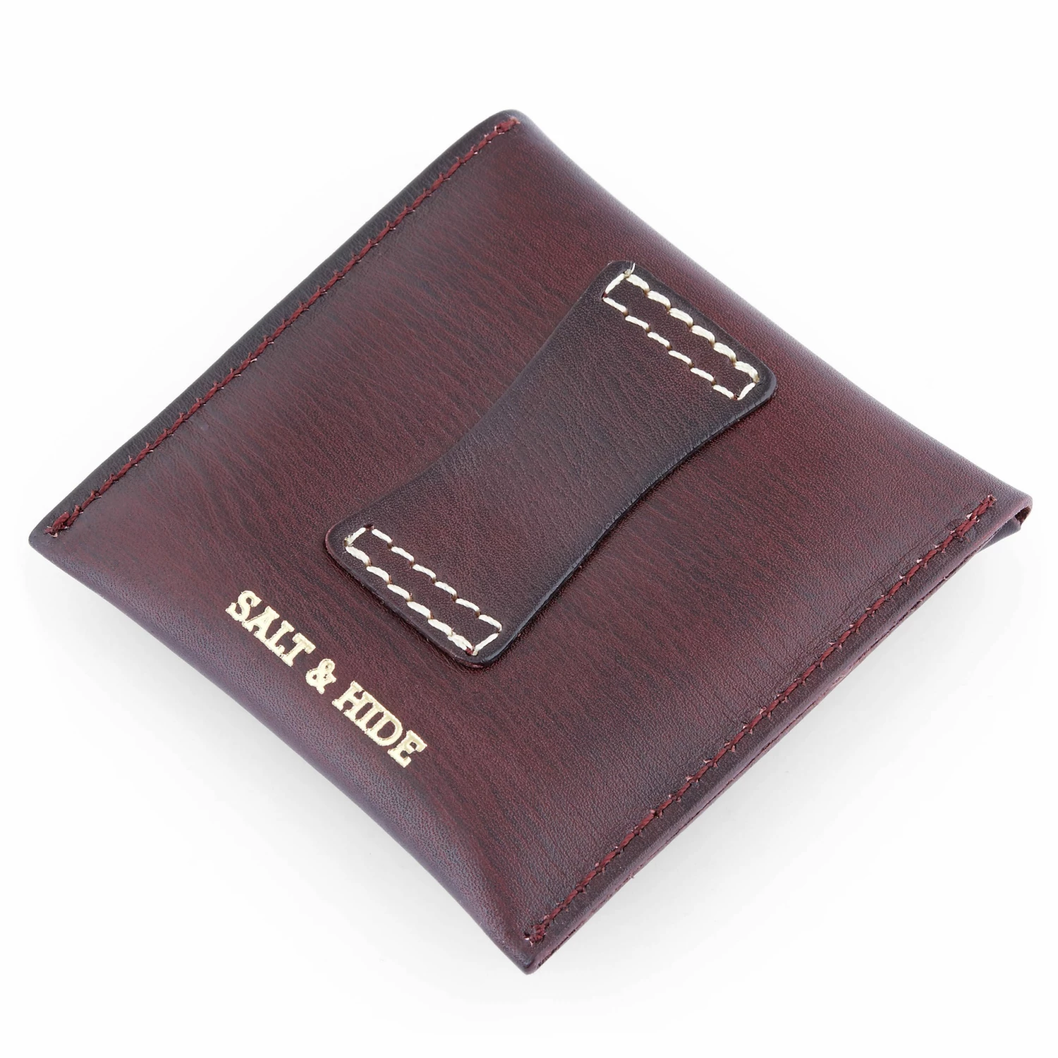 Salt & Hide Hickory Leather Coin Pouch 5 Salt & Hide Hickory Leather Coin Pouch - Image 5