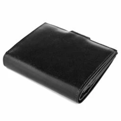 Lucleon Black Leather Wallet With RFID Blocker -MEN WALLETS store 1 2 121 1 58