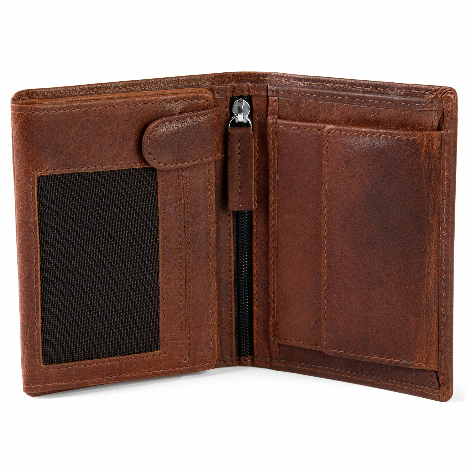 Lucleon Montreal | Vintage Tan RFID Leather Wallet 2 Lucleon Montreal | Vintage Tan RFID Leather Wallet - Image 2