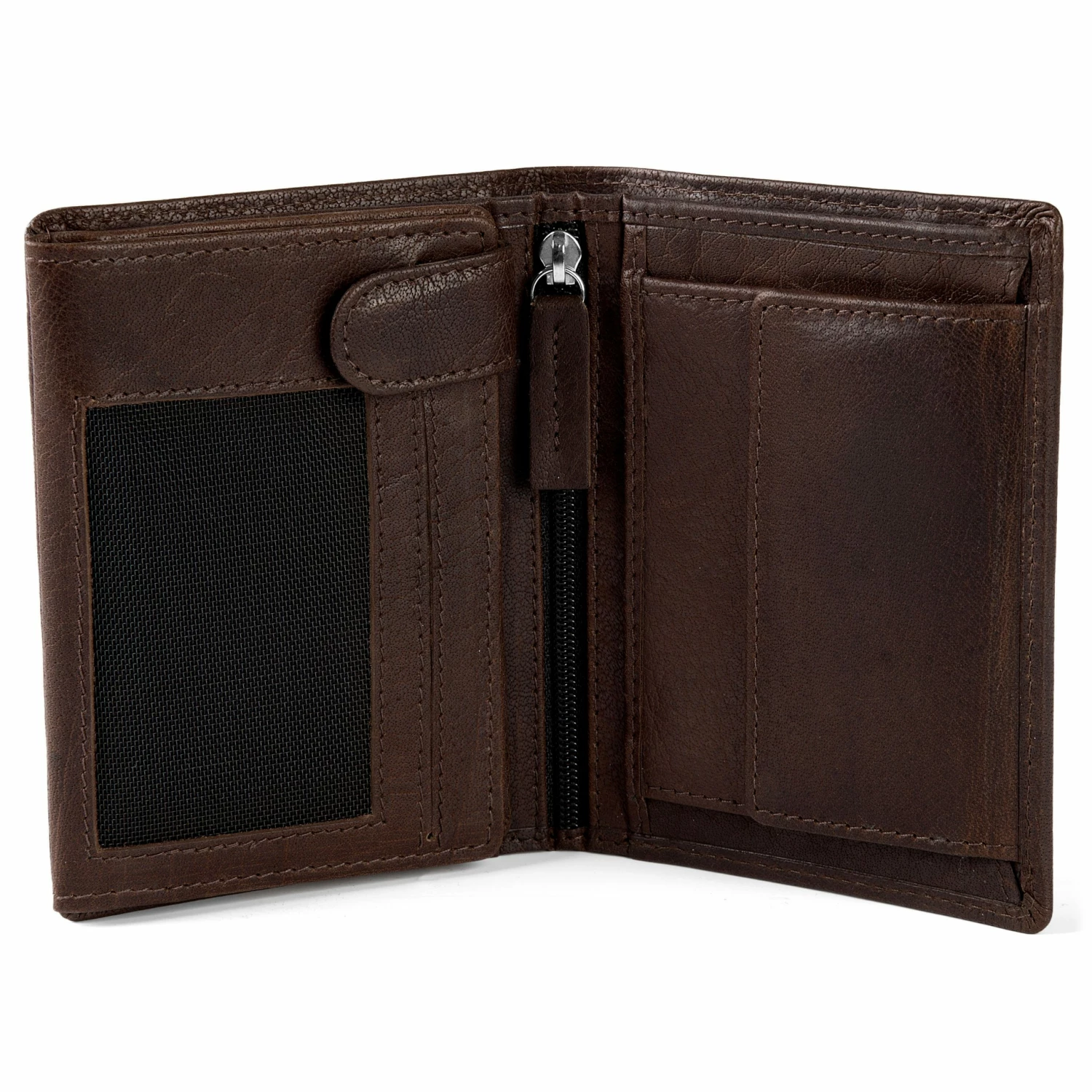 Lucleon Montreal | Vintage Brown RFID Leather Wallet 2 Lucleon Montreal | Vintage Brown RFID Leather Wallet - Image 2