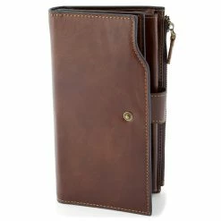 Collin Rowe Vintage Brown RFID Leather Wallet -MEN WALLETS store 1 3 177 1 4 1 scaled