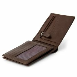 Lucleon California | Slim Brown Leather Wallet -MEN WALLETS store 1 5 79