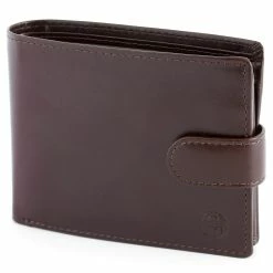 Lucleon Dark Brown Ergonomic Leather Wallet