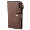Collin Rowe Vintage Brown RFID Leather Wallet