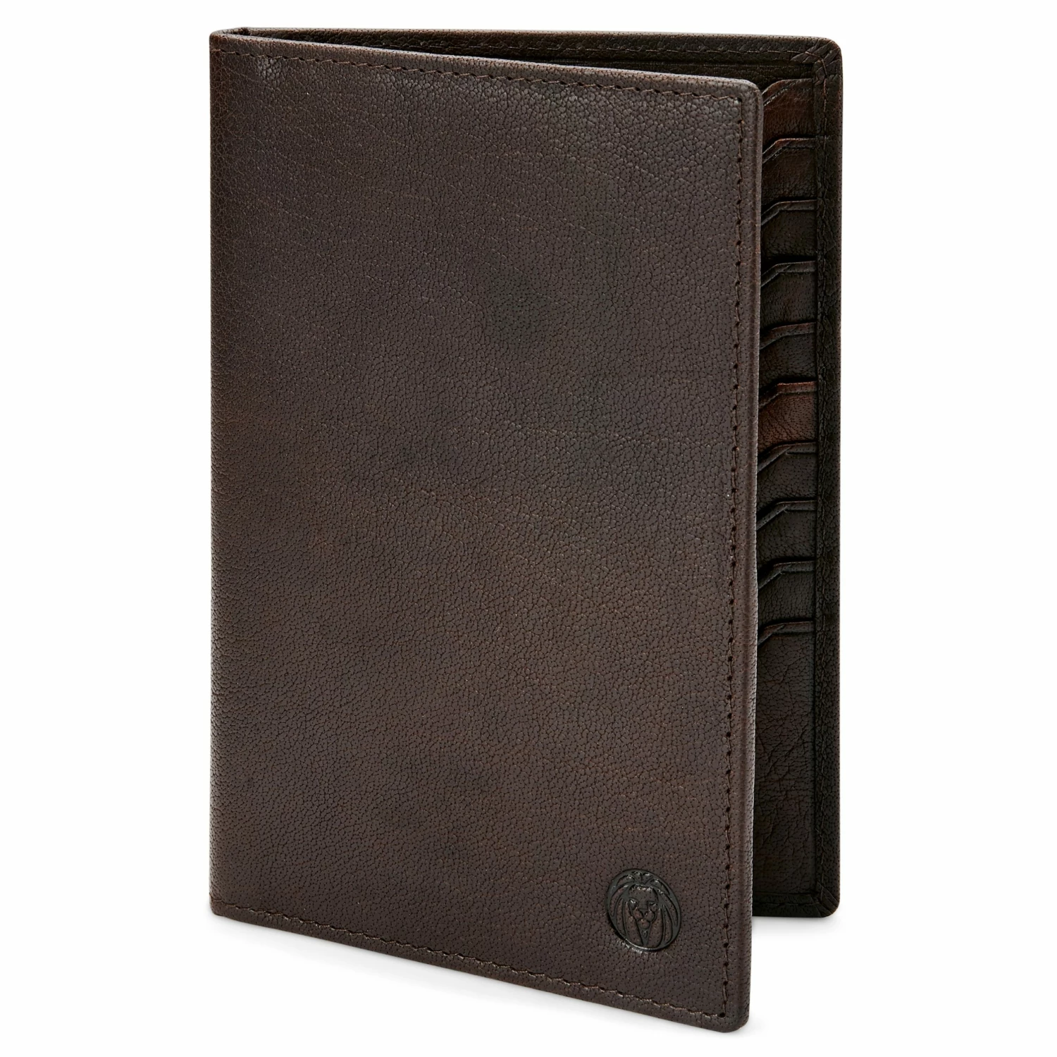 Lucleon Montreal | Brown Large Leather Card Travel Wallet 1 Lucleon Montreal | Brown Large Leather Card Travel Wallet