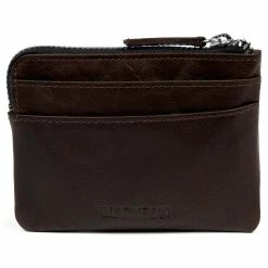 Lucleon Montreal | Zipped Brown RFID Leather Pouch