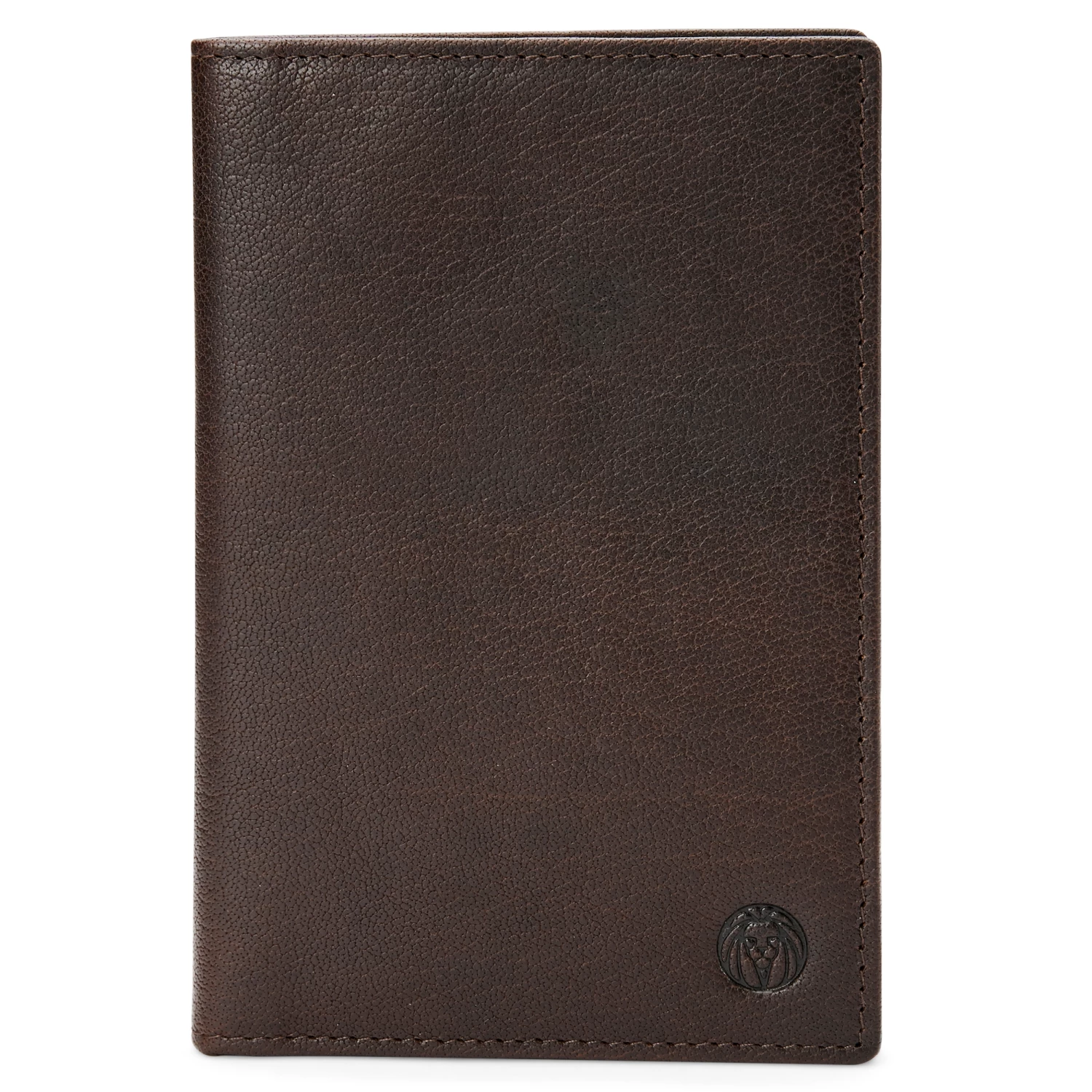 Lucleon Montreal | Brown Large Leather Card Travel Wallet 3 Lucleon Montreal | Brown Large Leather Card Travel Wallet - Image 3