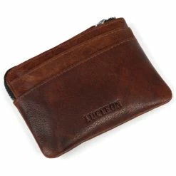 Lucleon Montreal | Tan Zipped RFID Leather Pouch -MEN WALLETS store 10 3 4 6 1 scaled