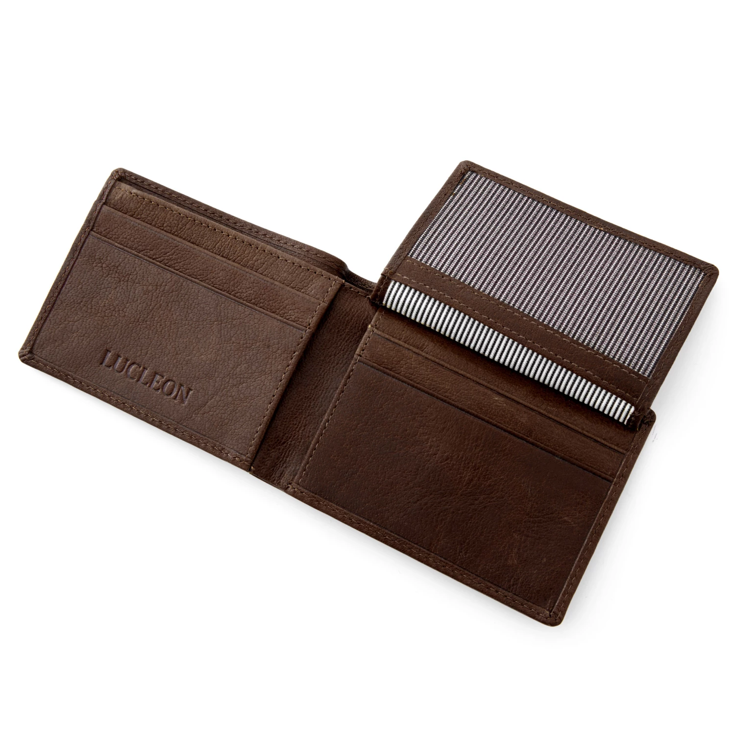 Lucleon California | Small Brown Leather Wallet 2 Lucleon California | Small Brown Leather Wallet - Image 2