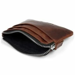 Lucleon Montreal | Tan Zipped RFID Leather Pouch -MEN WALLETS store 10 4 85 1 scaled