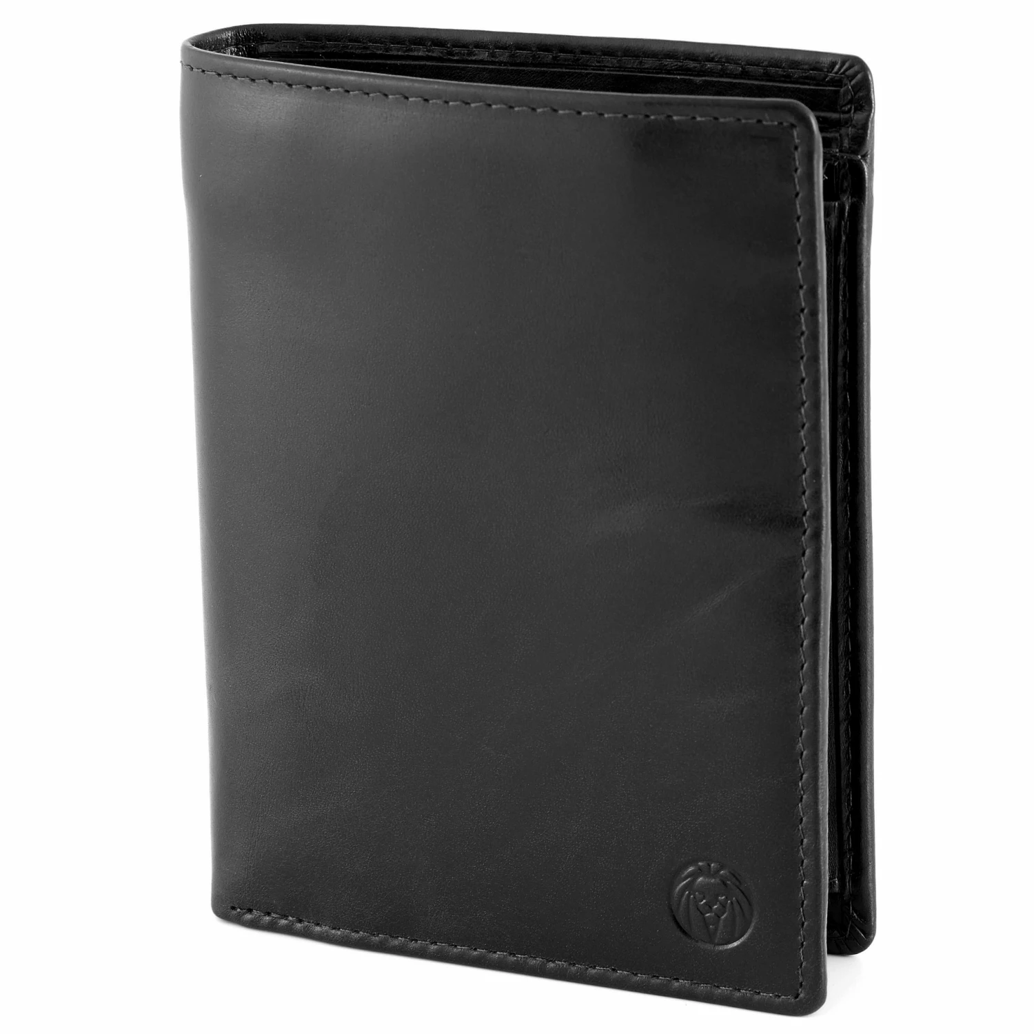 Lucleon Large Black Leather Wallet 1 Lucleon Large Black Leather Wallet
