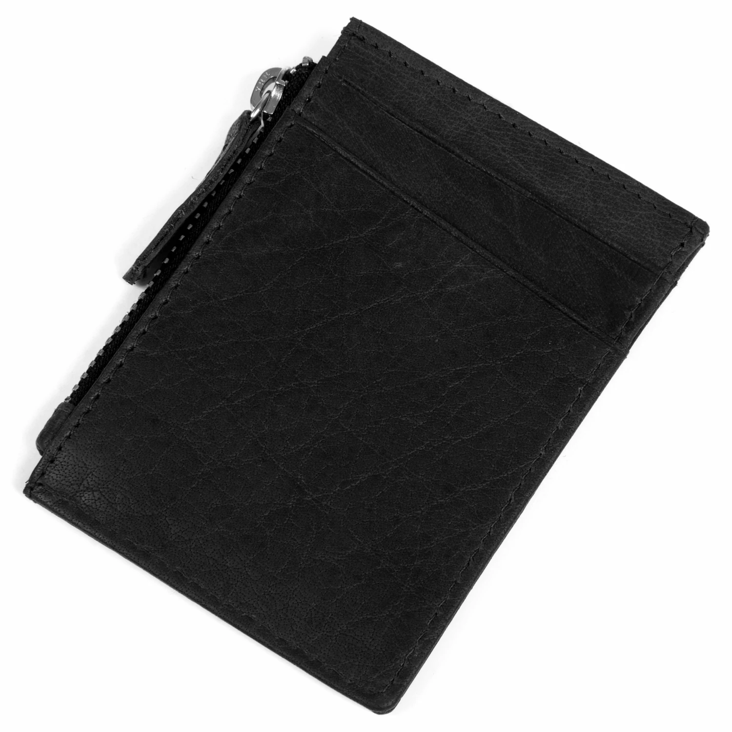 Lucleon Montreal | Mini Black RFID Leather Wallet 4 Lucleon Montreal | Mini Black RFID Leather Wallet - Image 4