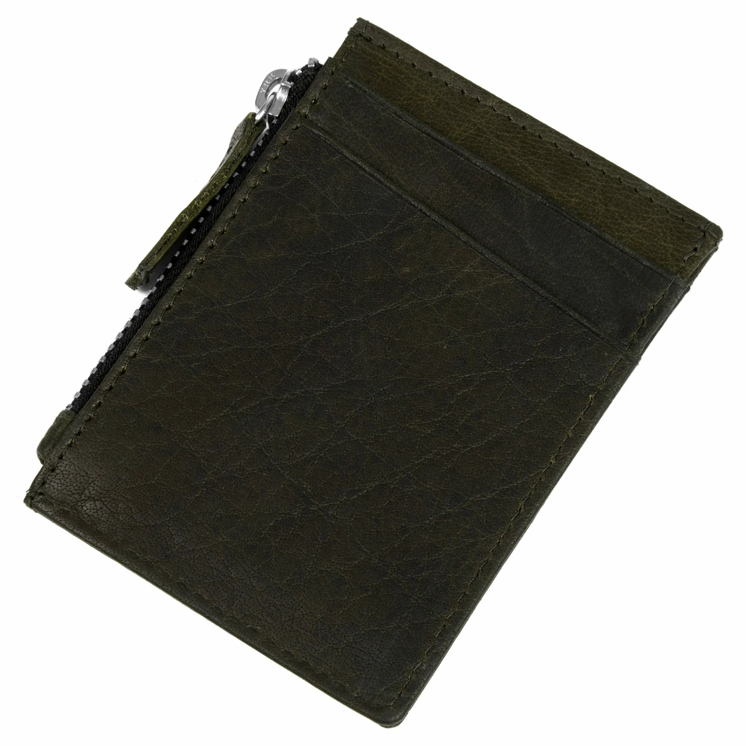 Lucleon Montreal | Mini Olive RFID Leather Wallet 4 Lucleon Montreal | Mini Olive RFID Leather Wallet - Image 4