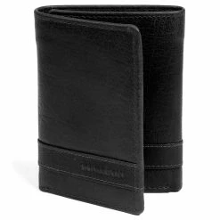 Lucleon Montreal | Trifold Black RFID Leather Wallet