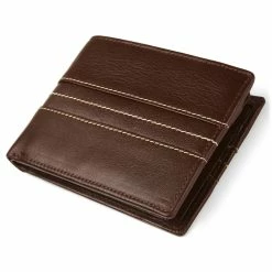 Lucleon Triple Stitched Brown Leather Wallet 9 Lucleon Triple Stitched Brown Leather Wallet -MEN WALLETS store 12 4 93 1 9 scaled