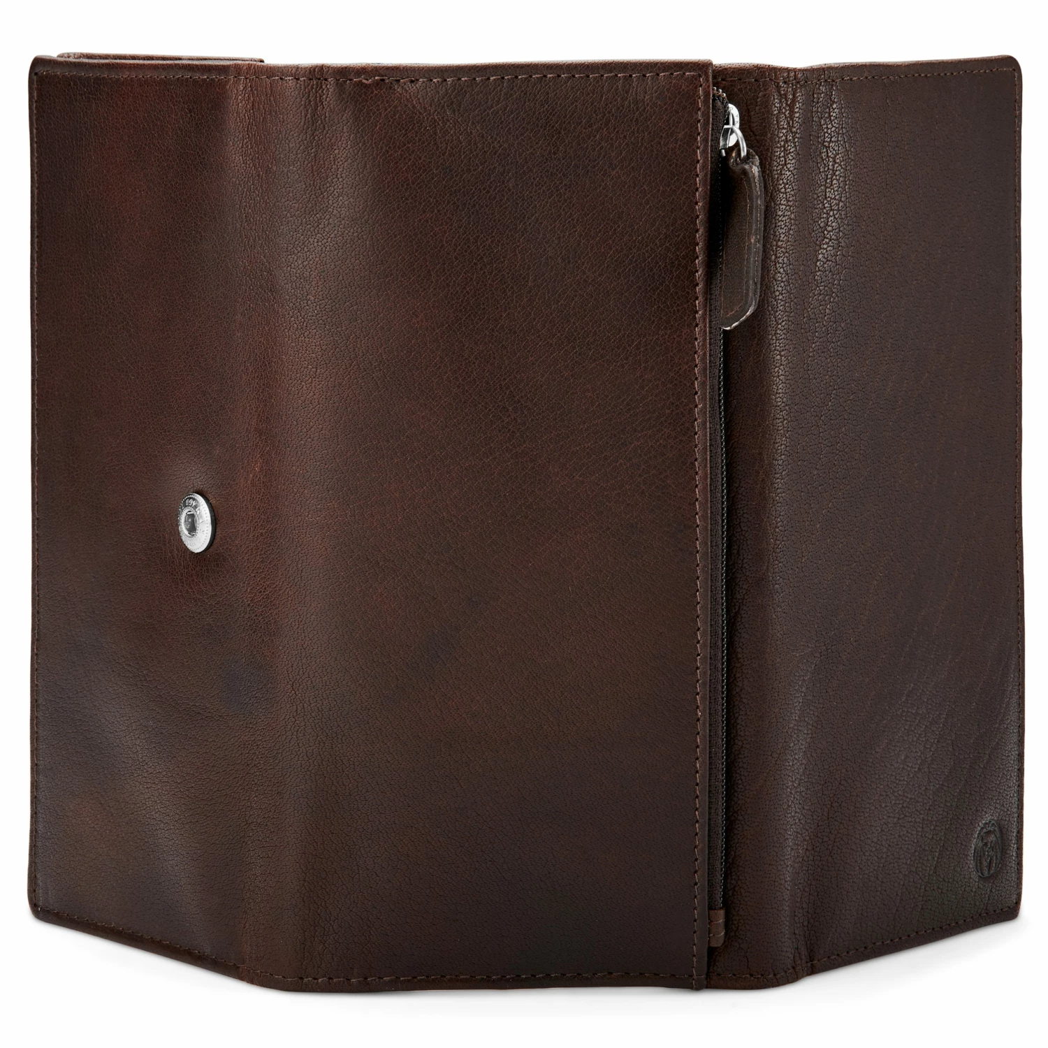Lucleon Montreal | Trifold Brown Leather Wallet 5 Lucleon Montreal | Trifold Brown Leather Wallet - Image 5