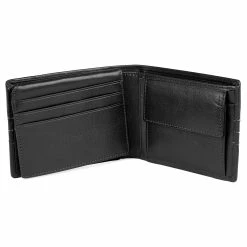 Lucleon Triple Stitched Black Leather Wallet -MEN WALLETS store 12 6 33 1 3 scaled