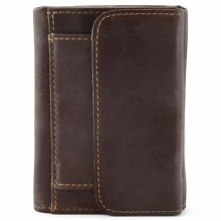 Collin Rowe Mocha Brown Trifold RFID Leather Wallet -MEN WALLETS store 12569 04 1 scaled