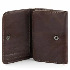 Collin Rowe Mocha Brown Trifold RFID Leather Wallet -MEN WALLETS store 12569 05 1 scaled