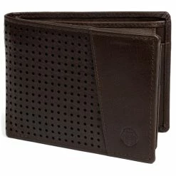 Lucleon Montreal | Dotty Brown RFID Leather Wallet
