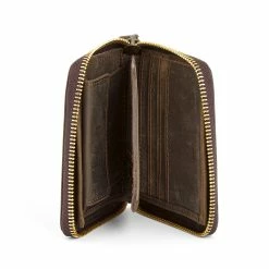 Collin Rowe Brown Leather Zip Wallet 7 Collin Rowe Brown Leather Zip Wallet -MEN WALLETS store 13 1 50 1 79