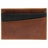 Lucleon Montreal | Mini Tan & Black RFID Leather Card Holder