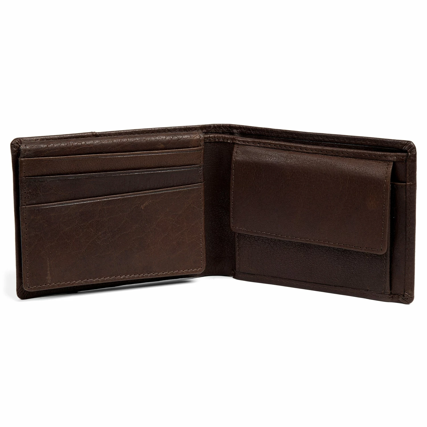 Lucleon Montreal | Dotty Brown RFID Leather Wallet 2 Lucleon Montreal | Dotty Brown RFID Leather Wallet - Image 2