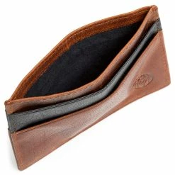 Lucleon Montreal | Mini Tan & Black RFID Leather Card Holder -MEN WALLETS store 13 5 21 scaled