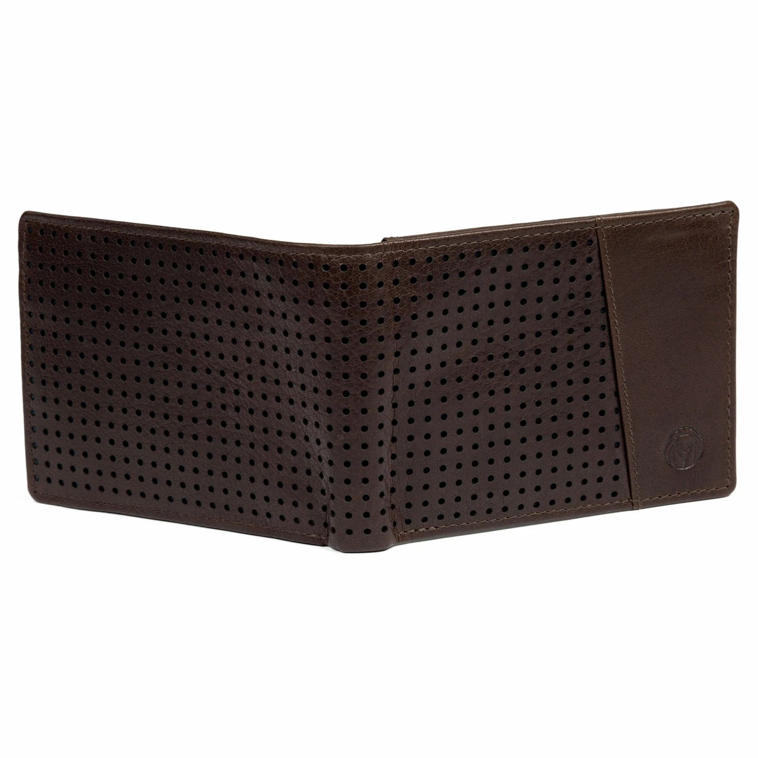 Lucleon Montreal | Dotty Brown RFID Leather Wallet 5 Lucleon Montreal | Dotty Brown RFID Leather Wallet - Image 5