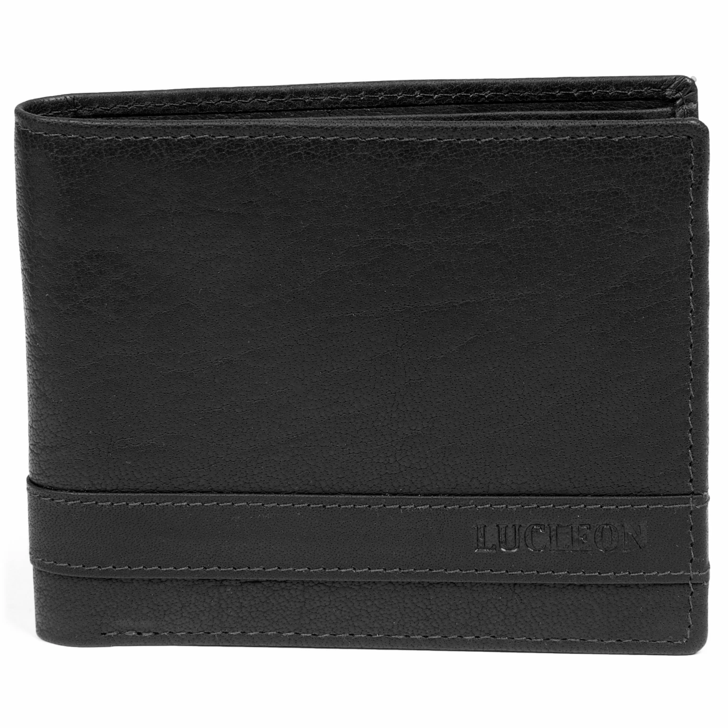 Lucleon Montreal | Luxury Black RFID Leather Wallet 4 Lucleon Montreal | Luxury Black RFID Leather Wallet - Image 4