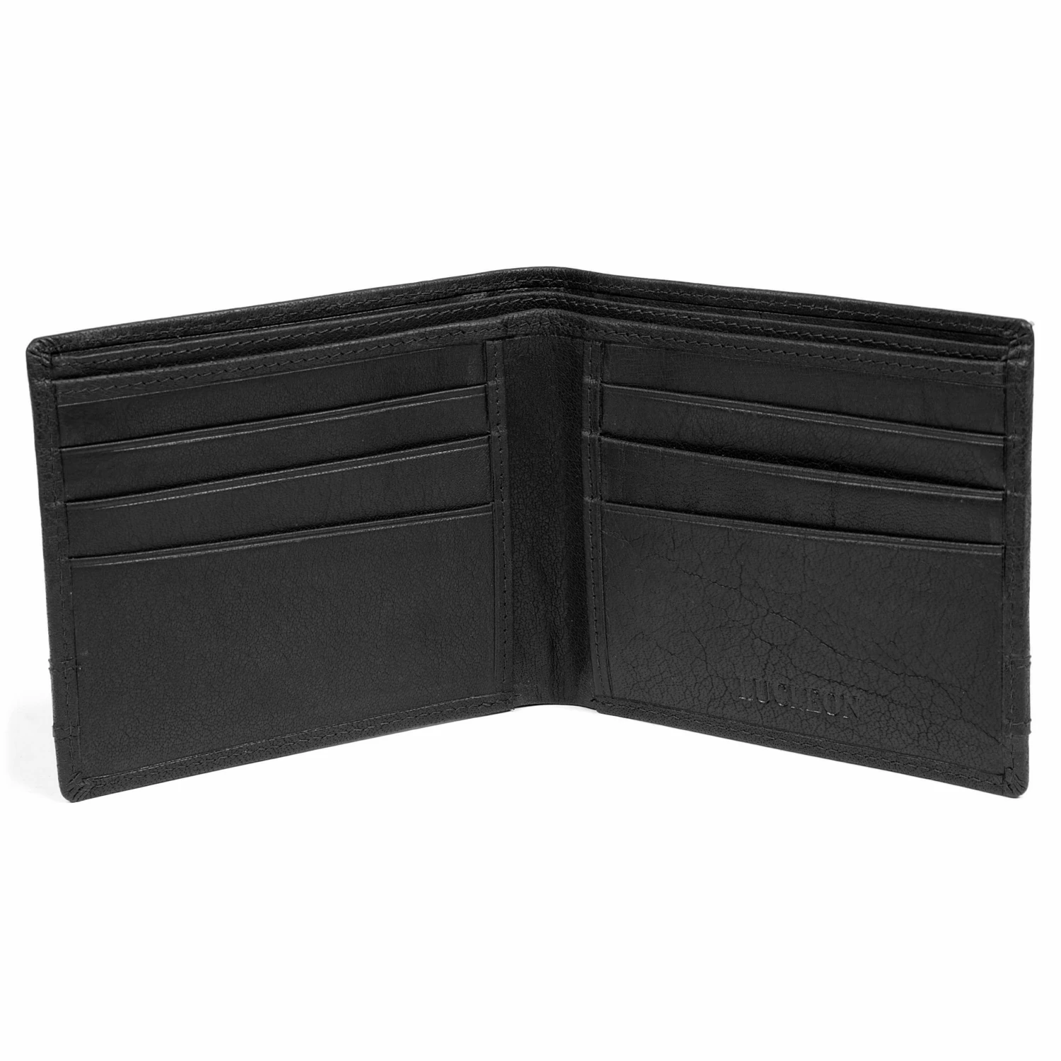 Lucleon Montreal | Luxury Black RFID Leather Wallet 2 Lucleon Montreal | Luxury Black RFID Leather Wallet - Image 2