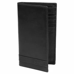 Lucleon Montreal | Long Black RFID Leather Wallet