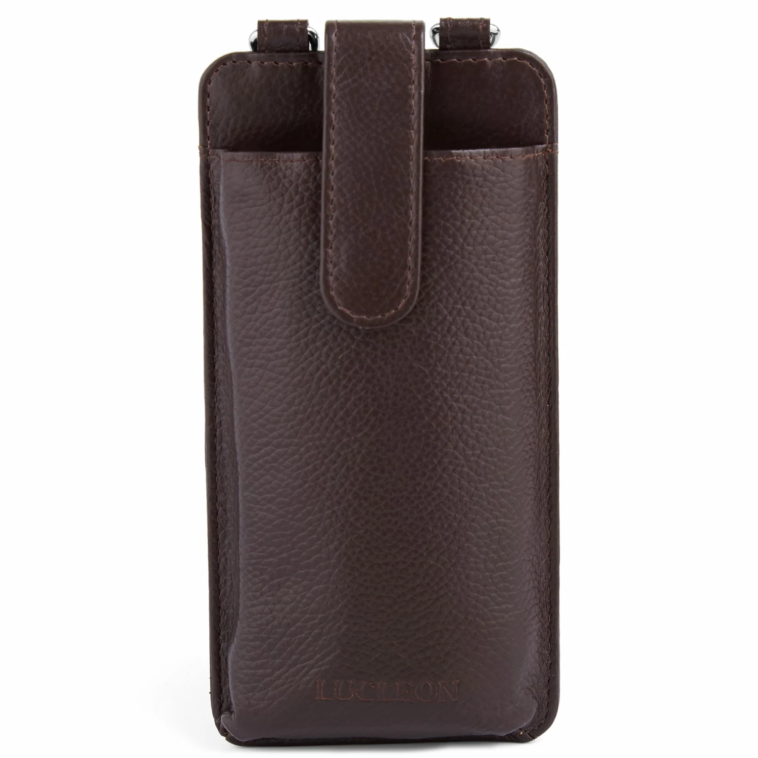 Lucleon Larry | Brown Phone Pouch & Card Holder 3 Lucleon Larry | Brown Phone Pouch & Card Holder - Image 3