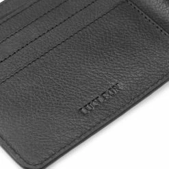 Lucleon Black RFID-Blocking Leather Wallet -MEN WALLETS store 15 44df22728328cbfe8dccaae561c14346e