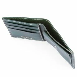 Salt & Hide Green Bi-Fold Leather Wallet -MEN WALLETS store 16 1 153 scaled
