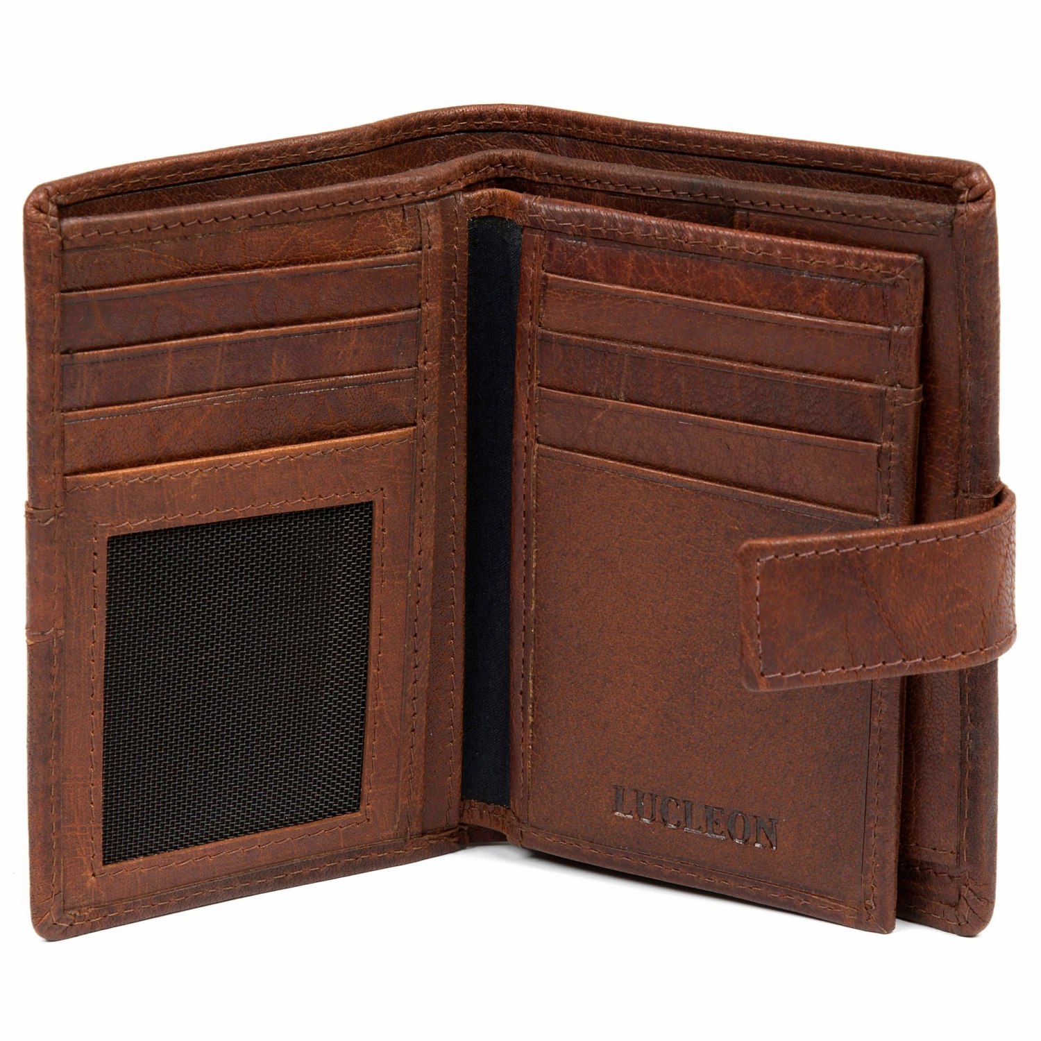 Lucleon Montreal | Executive Tan RFID Leather Wallet 2 Lucleon Montreal | Executive Tan RFID Leather Wallet - Image 2