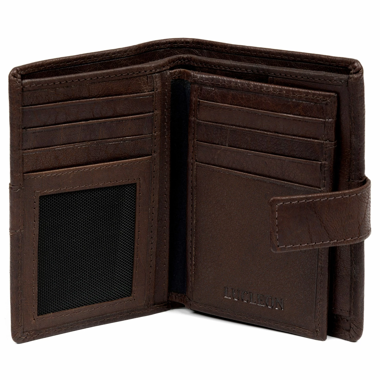 Lucleon Montreal | Executive Brown RFID Leather Wallet 2 Lucleon Montreal | Executive Brown RFID Leather Wallet - Image 2