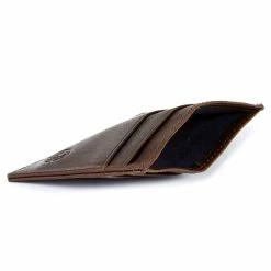 Lucleon Montreal | Mini Brown RFID Leather Card Holder -MEN WALLETS store 17 5 8 scaled