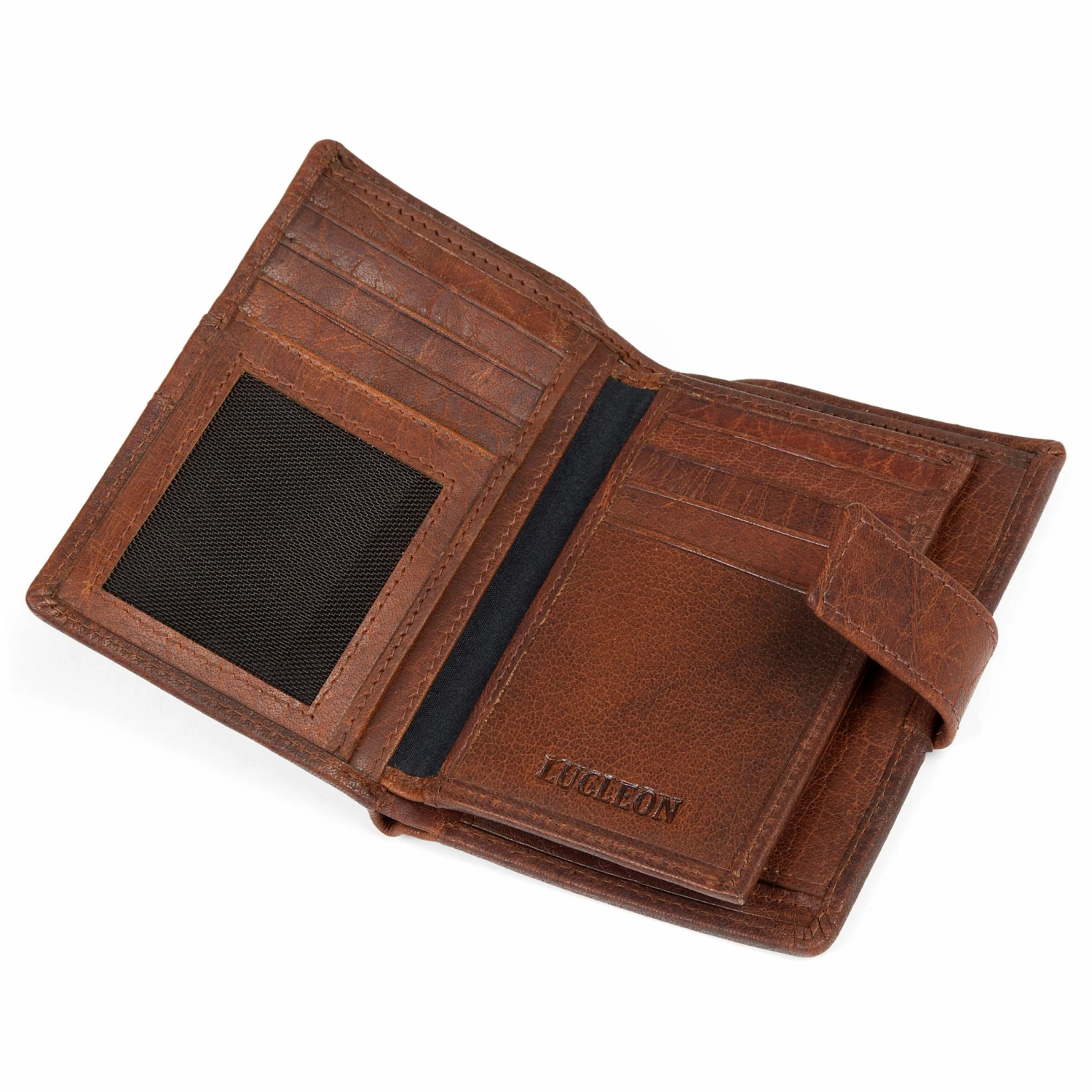 Lucleon Montreal | Executive Tan RFID Leather Wallet 6 Lucleon Montreal | Executive Tan RFID Leather Wallet - Image 6