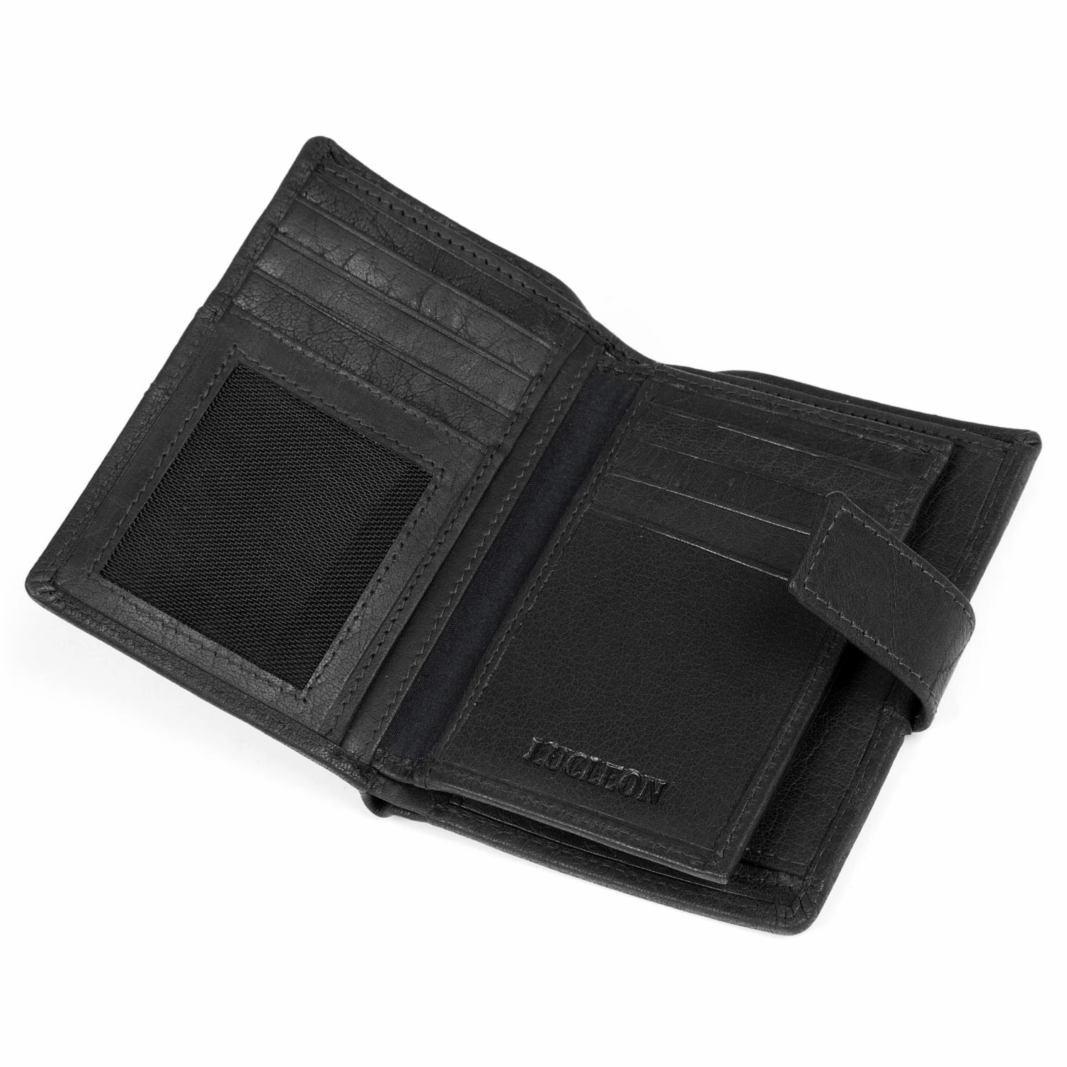 Lucleon Montreal | Executive Black RFID Leather Wallet 6 Lucleon Montreal | Executive Black RFID Leather Wallet - Image 6