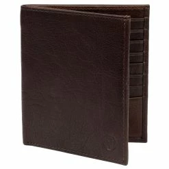 Lucleon Montreal | 13 Slot Brown RFID Leather Wallet