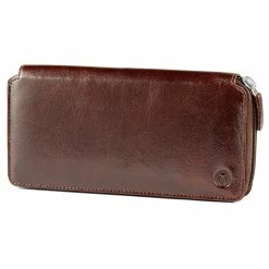 Lucleon California | Brown Accordion Leather Wallet