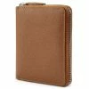 Lucleon Tan Leather RFID-Blocking Wallet
