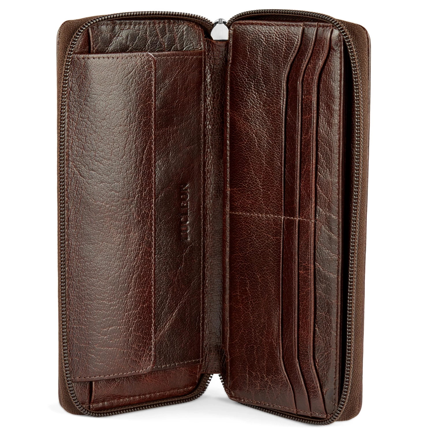 Lucleon California | Brown Accordion Leather Wallet 6 Lucleon California | Brown Accordion Leather Wallet - Image 6