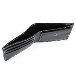 Salt & Hide Black Bi-Fold Leather Wallet -MEN WALLETS store 19 1 136 scaled