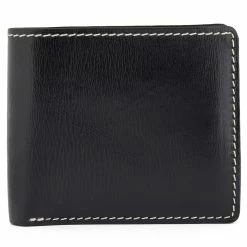 Salt & Hide Black Bi-Fold Leather Wallet -MEN WALLETS store 19 3 36 scaled