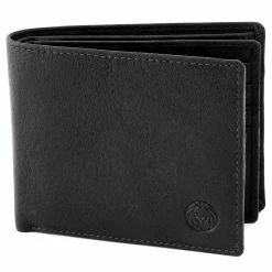 Lucleon California | Slim Black Leather Wallet