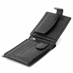 Lucleon California | Black Ergonomic Leather Wallet -MEN WALLETS store 2 1 84 1 174 1
