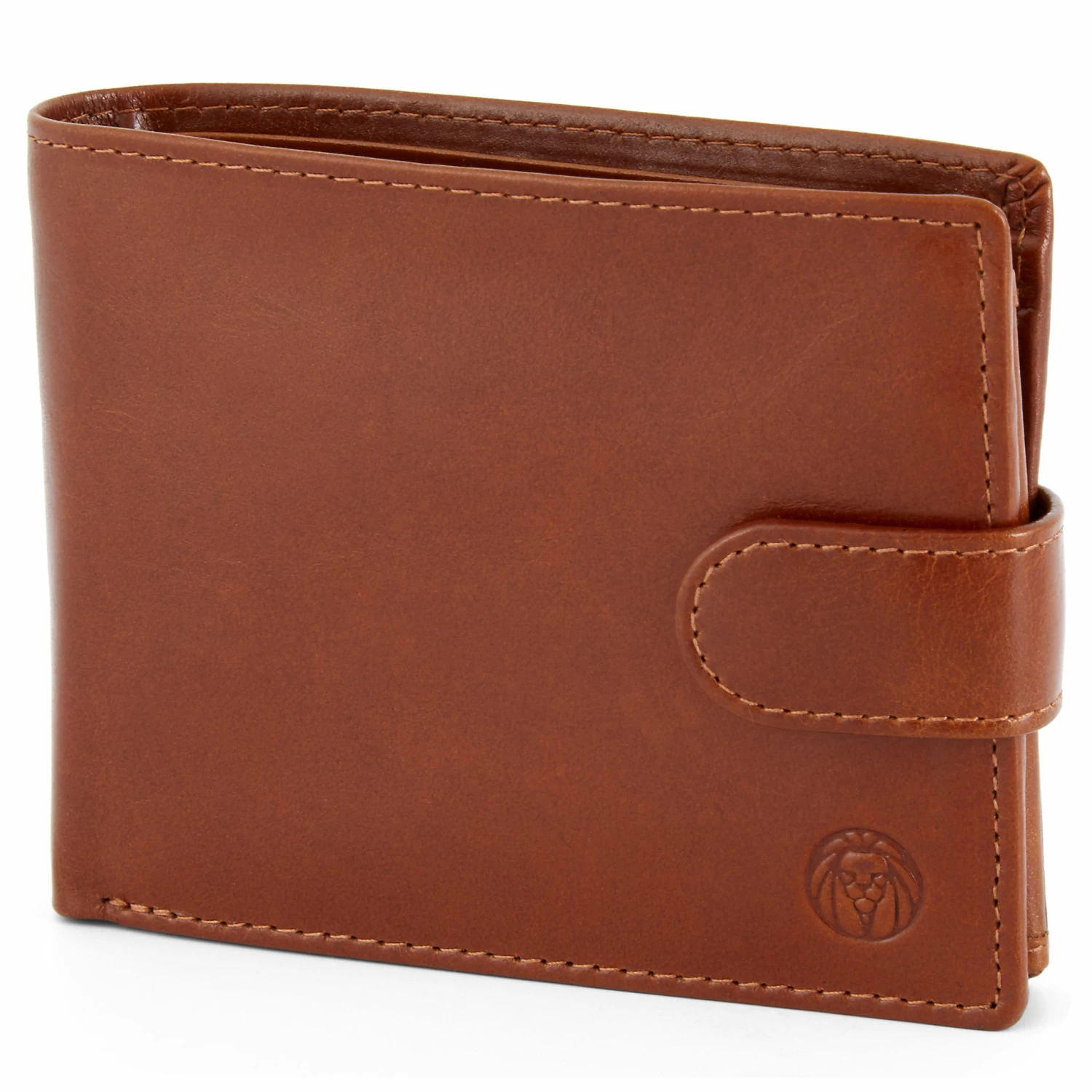 Lucleon Tan Ergonomic Leather Wallet 1 Lucleon Tan Ergonomic Leather Wallet